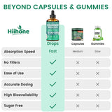 HIIHONE (2 Pack) 12-in-1 Soursop Bitters Liquid Drops with Sea Moss, Black Seed Oil, Moringa for Cell Support & Regeneration, Immunity, Liver, Gut & Antioxidant