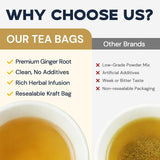Ginger Root Herbal Tea - Caffeine Free