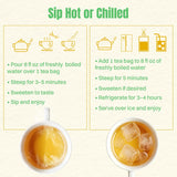 Hiihone Peppermint Tea Bags 100 Count – Pure Peppermint Mint Tea, Caffeine-Free Herbal Tea, Minty & Refreshing, Non-GMO, Soothing & Digestive Support