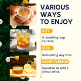 Chamomile Tea Bags, Chamomile Flower Herbal Tea - Sugar-Free, Caffeine-Free