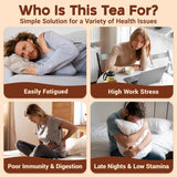 Ginseng Five Treasures Kidney Tea, Traditional Chinese Herbal TeaBags, Natural Kidney Cleanse Detox Tea for Women & Men, 9 Precious Ingredients Formula