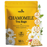 Chamomile Tea Bags, Chamomile Flower Herbal Tea - Sugar-Free, Caffeine-Free