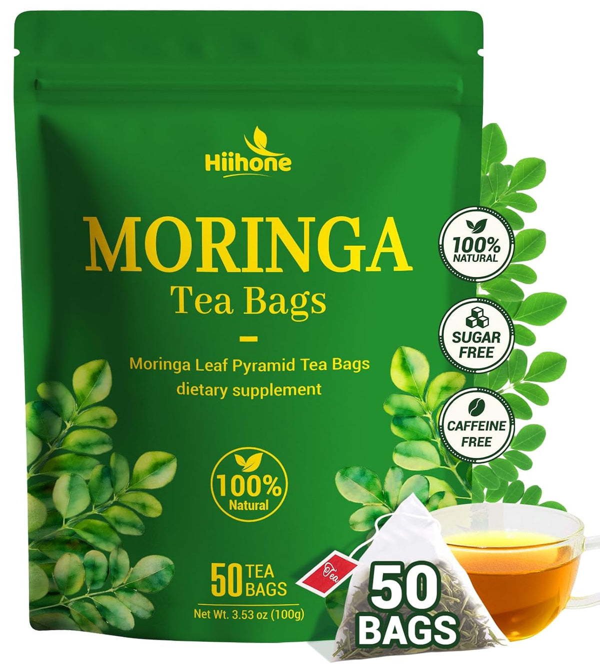 Moringa Leaf Tea - Caffeine Free