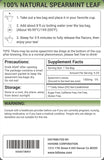 Spearmint Leaf Herbal Tea - Caffeine Free